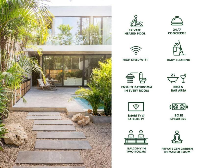 Villa Nimi Architectural Masterpiece Experience Private Pool & Great Concierge Service By Hum Living טולום מראה חיצוני תמונה